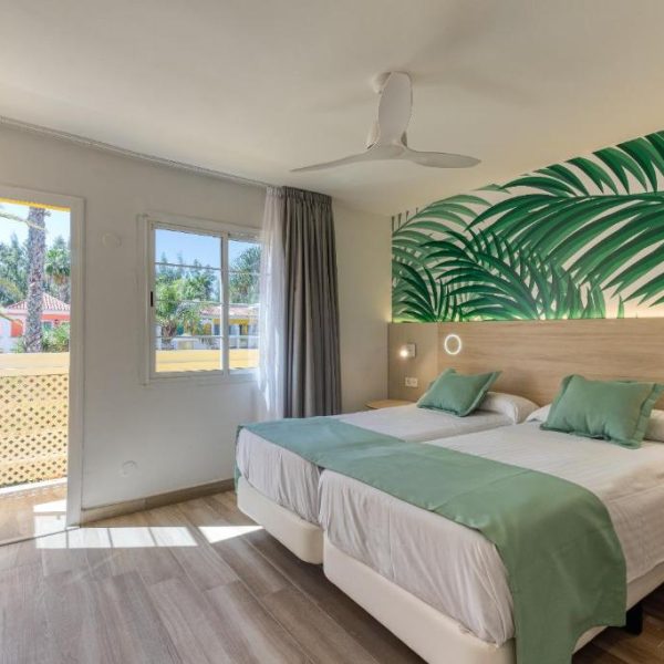 Domki w środku - sypialnia